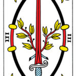 ソードの3｜「Ⅲ 女帝」の愛が深いほど、心は痛む